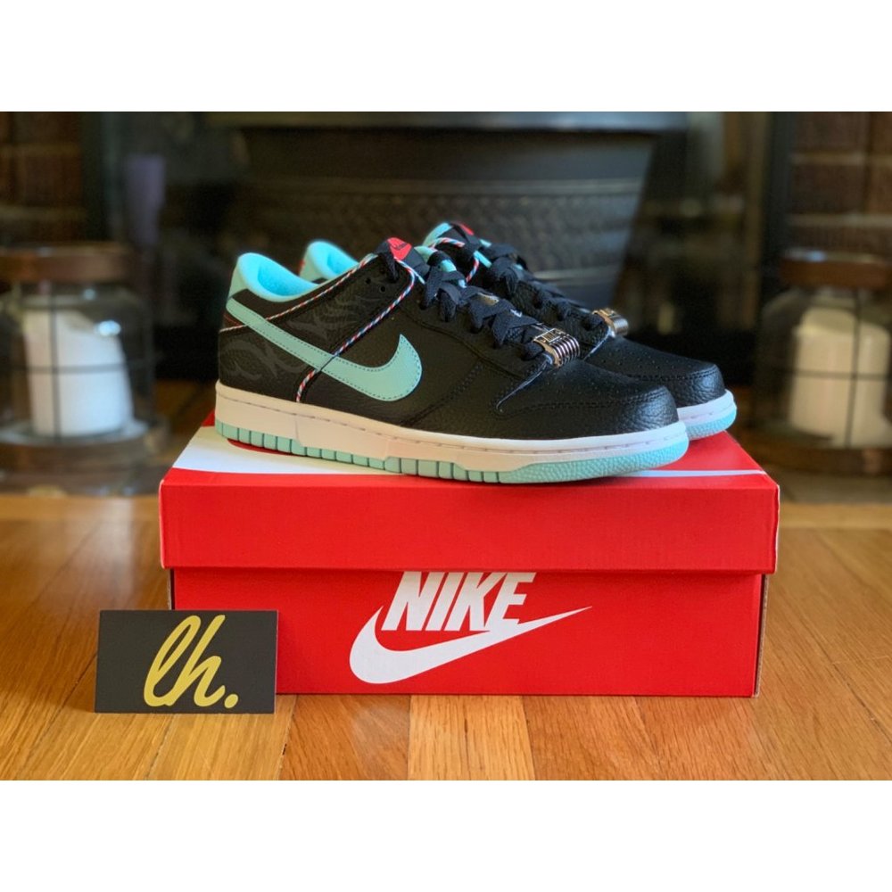 Size 7y Nike Dunk Low “Barbershop” DN3351-001 - Picture 4 of 5